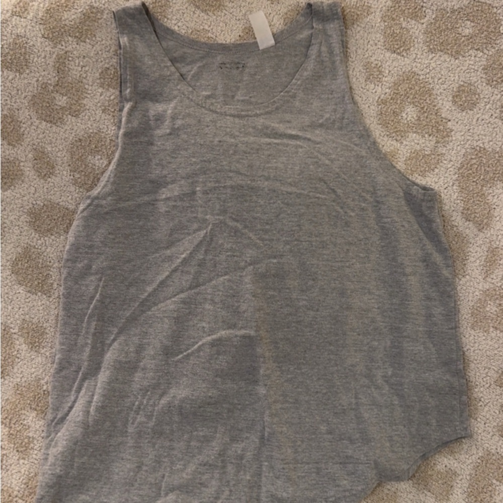 Gray Sleeveless Women's Top